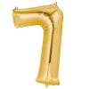 Giant gold mylar numbers for helium bundles or balloon installations from Just Peachy.