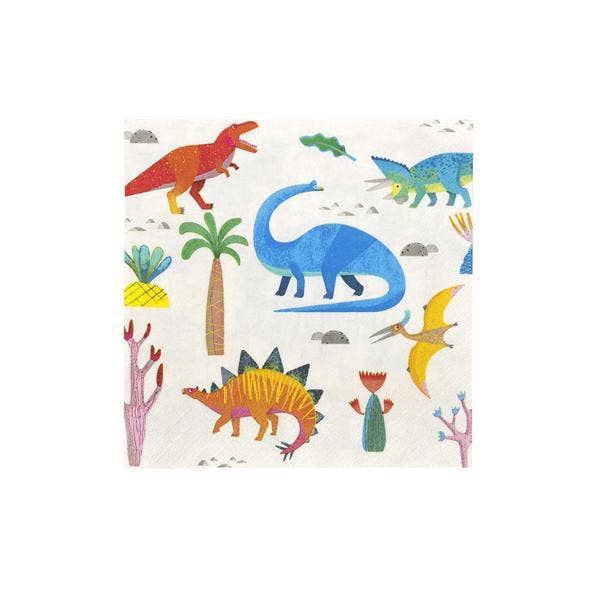 Talking Tables Party Dinosaur Napkins are available for your party from Just Peachy in Little Rock, Arkansas.
