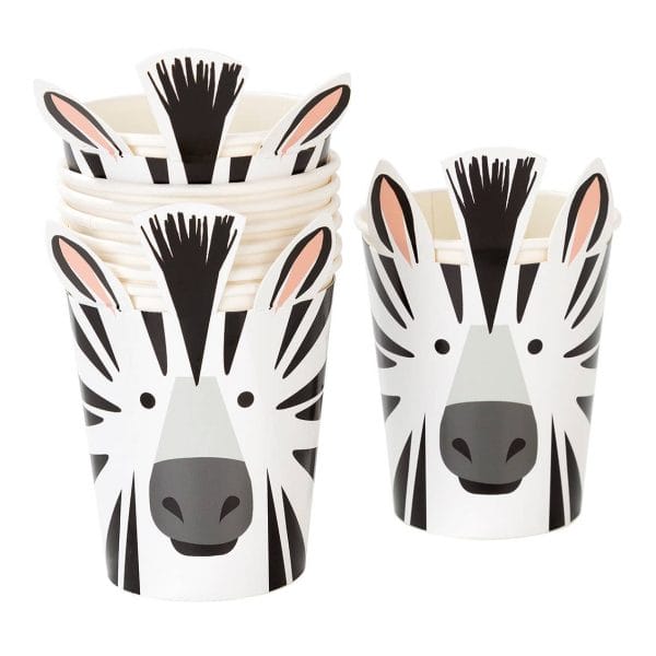 Talking Tables Zebra Party cups from Just Peachy in Little Rock, Arkansas.