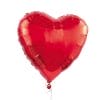 Red 18 inch heart shaped foil Mylar balloon from Just Peachy for Valentine’s Day.
