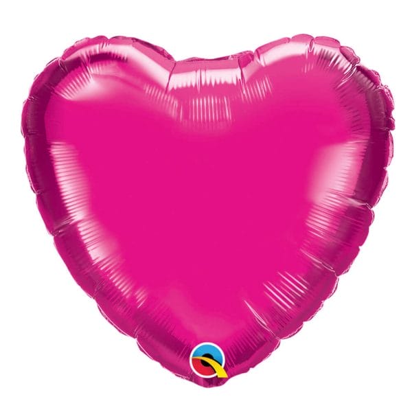 Magenta pink 35 inch mylar helium balloon for Valentine’s Day from Just Peachy.